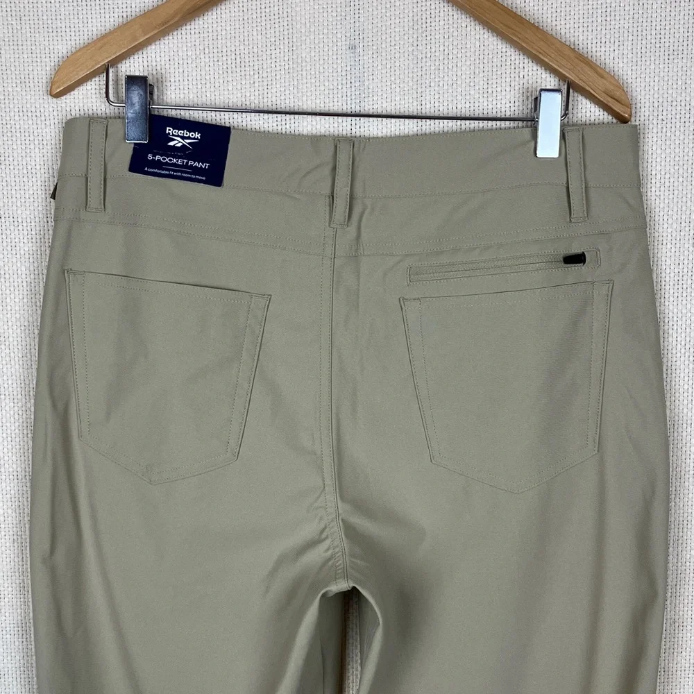 Reebok 5-Pocket 36x32 Voyager Beige Golf Pants Men's NWT